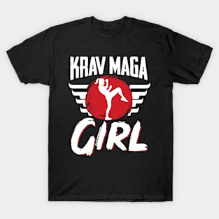 Krav Maga Martial Arts Krav Maga Girl T-Shirt